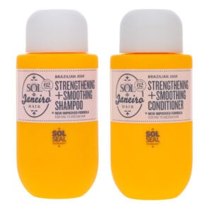 Sol de Janeiro Brazilian Joia Strengthening + Smoothing Shampoo 3 oz & Brazilian Joia Strengthening + Smoothing Conditioner 3 oz Combo Pack