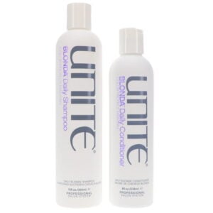 UNITE Hair Blonda Daily Shampoo 10 oz & Blonda Daily Conditioner 8 oz Combo Pack